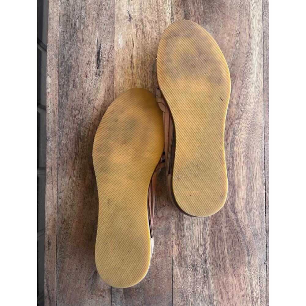Nisolo Huarache Flats | Almond Woven Leather | Women's Size 7 | EUC - Picture 5 of 7